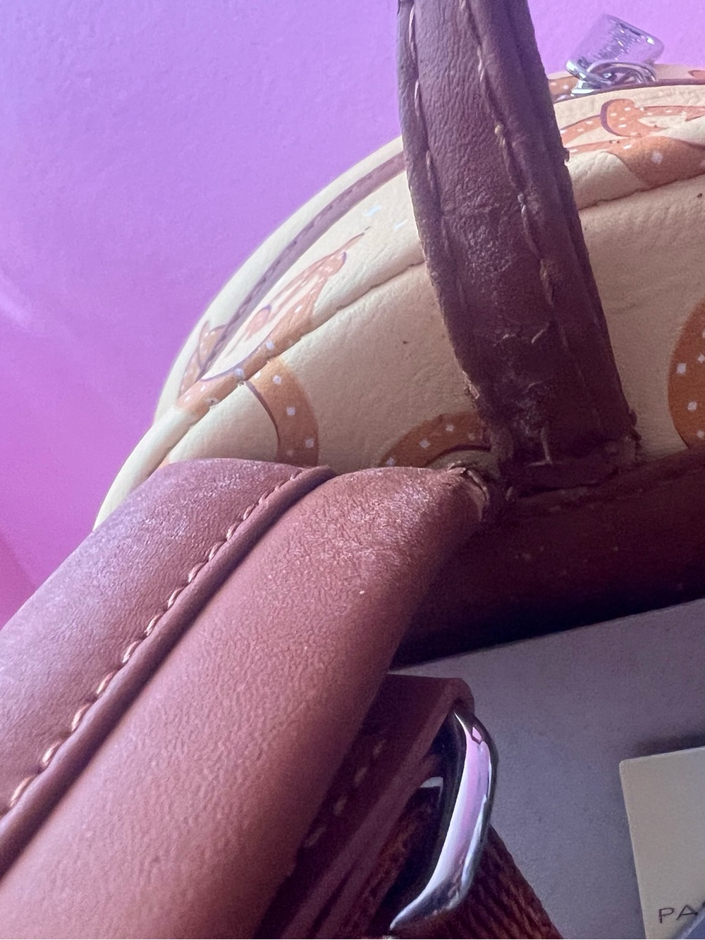 🥨 Loungefly Disney Pretzel Mini Backpack  Read Description - Picture 9 of 16